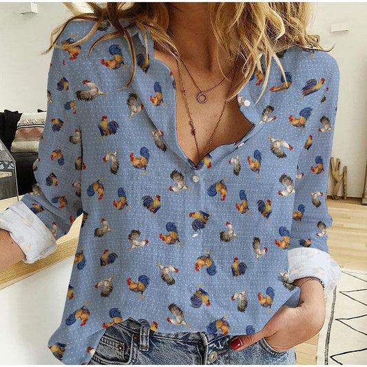 Joycorner Chicken Casual Shirt