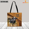 Joycorners Holstein Pattern Customized Name 3D Tote Bag