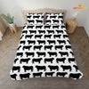 JoyCorners Black Angus Red Angus Pattern 3D Bedding Set