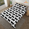 JoyCorners Black Angus Red Angus Pattern 3D Bedding Set