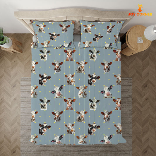 JoyCorners Holstein Pattern 3D Bedding Set