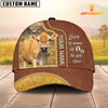 Joycorners Jersey Live Like Someone Customized Name Brown Leather Cap