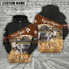 Joycorners Speckle Park On Farm Custom Name Printed 3D Black Hoodie