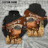 Joycorners Senepol On Farm Custom Name Printed 3D Black Hoodie