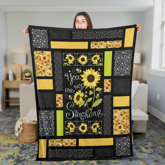 Joy Corner To My Mom, Custom Photo Blanket