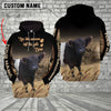 Joycorners Belted Galloway Live Like Someone Left The Gate Open On The Meadow Custom Name Black Hoodie