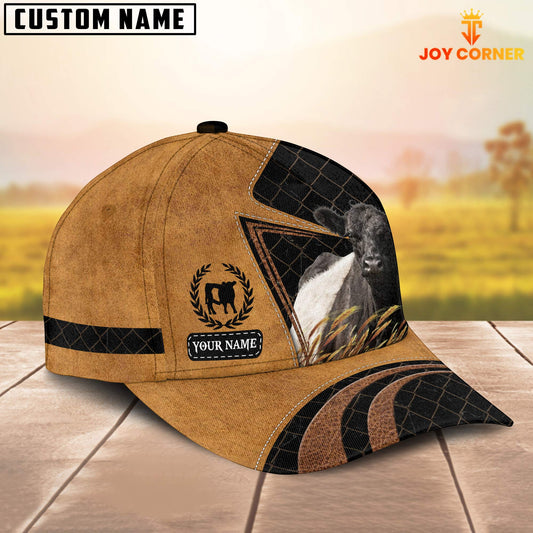 Joycorners Custom Name Belted Galloway Cattle Cap