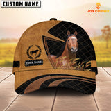 Joycorners Custom Name Horse Cap