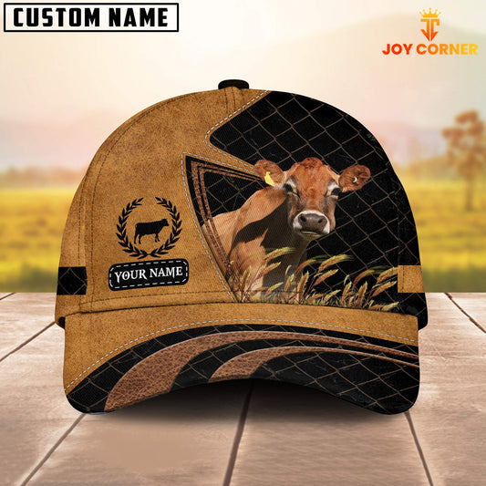 Joycorners Custom Name Jersey Cattle Cap