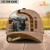 Joycorners Custom Name Brangus Cattle Light Brown Cap