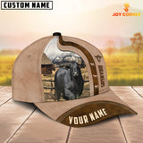 Joycorners Custom Name Brangus Cattle Light Brown Cap