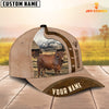 Joycorners Custom Name Beefmaster Cattle Light Brown Cap