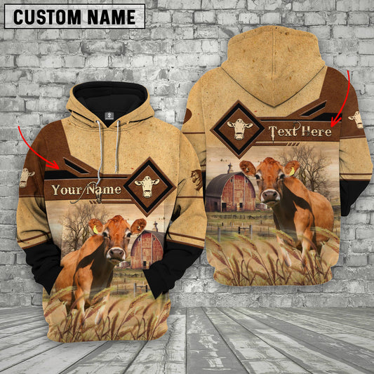 Joycorners Jersey On Farms Custom Name Printed 3D Hoodie