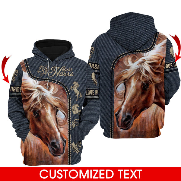Joycorners Love Horse 3D All Over Printed Shirts
