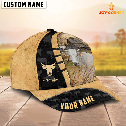 Joycorners Custom Name Mirandaise Cattle 3D Cap