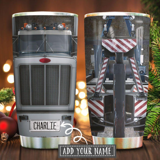 Joy corners Tow Trucker Layer Personalized KD2 Custom Personalized Tumbler ZG29499