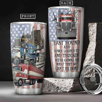 Joy corners Trucker Custom Personalized Tumbler WE58590
