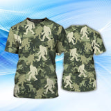 Joycorners Bigfoots Camo All Over Printed 3D Shirts
