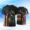 Joycorners American Flag Fishing All Over Printed 3D Shirts