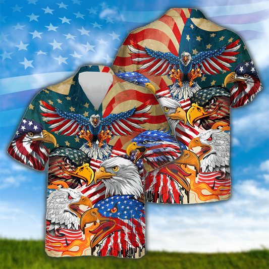 Joycorners Happy Independence Day American Bald Eagles All 3D Printed shirts