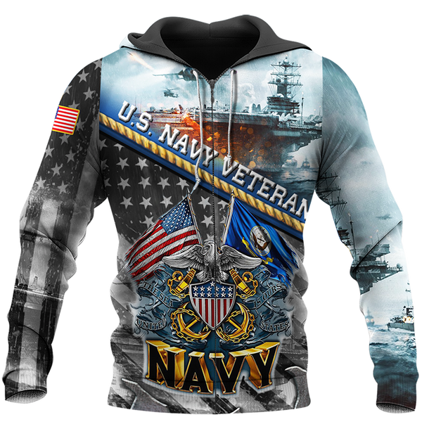 Joycorners U.S Navy Veteran All Over Printed 3D Shirts