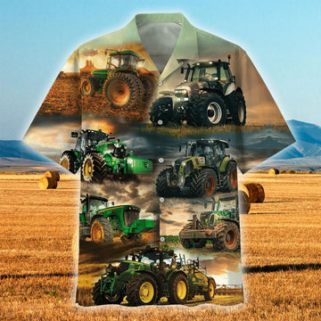 Joycorners Tractors pictures All Printed 3D Hawaiian Shirt