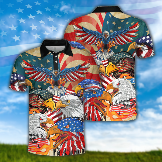 Joycorners Happy Independence Day American Bald Eagles All 3D Printed shirts