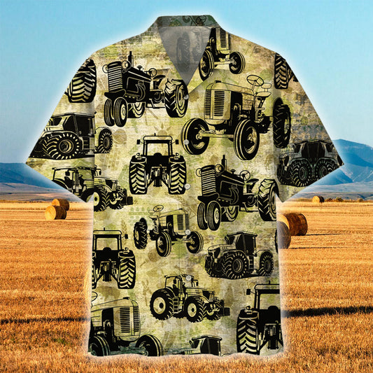 Joycorners Tractors 2 All Printed 3D Hawaiian Shirt