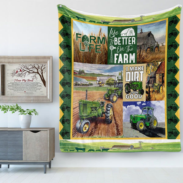 Joycorners Tractor Farm 01 Blanket Collection
