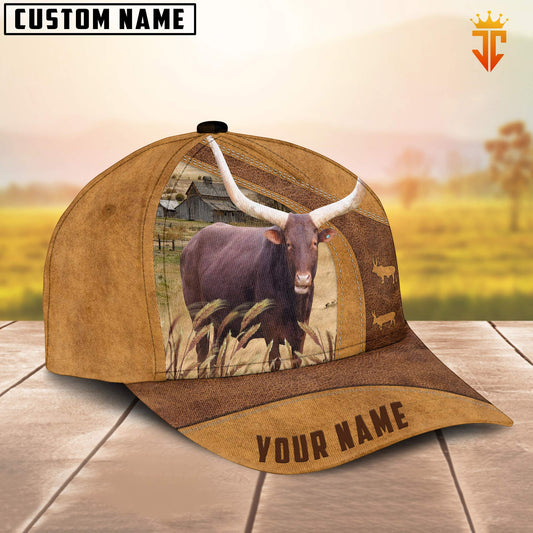 Joycorners Custom Name Watusi Cattle Cap TT8