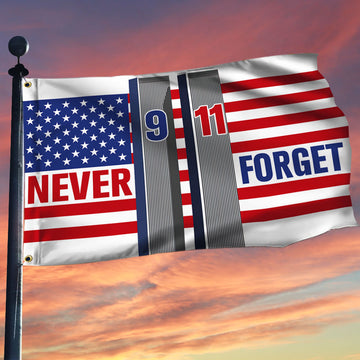 Joycorners 911 Patriot Day Grommet Flag September 11 Attacks Never Forget Flag