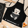 Joycorners Westie In The Pocket Black All Over Printed 3D Apron
