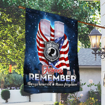 Joycorners 911 Patriot Day POW/MIA Flag September 11 Attacks Never Forget 9/11 All Printed 3D Flag