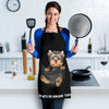 Joycorners Yorkshire Terrier In The Pocket Black All Over Printed 3D Apron
