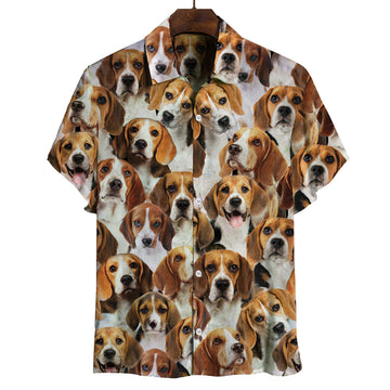 Joycorners You Will Have A Bunch Of Beagles All Over Printed 3D Hawaiian shirt