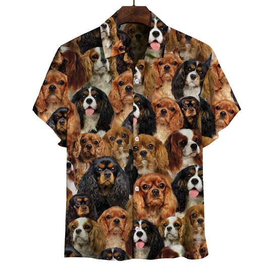 Joycorners You Will Have A Bunch Of Cavalier King Charles Spaniels All Over Printed 3D Hawaiian shirt