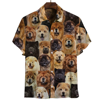 Joycorners You Will Have A Bunch Of Chow Chow All Over Printed 3D Hawaiian shirt