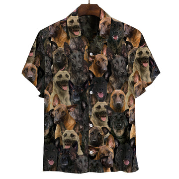 Joycorners You Will Have A Bunch Of Dutch Shepherds All Over Printed 3D Hawaiian shirt