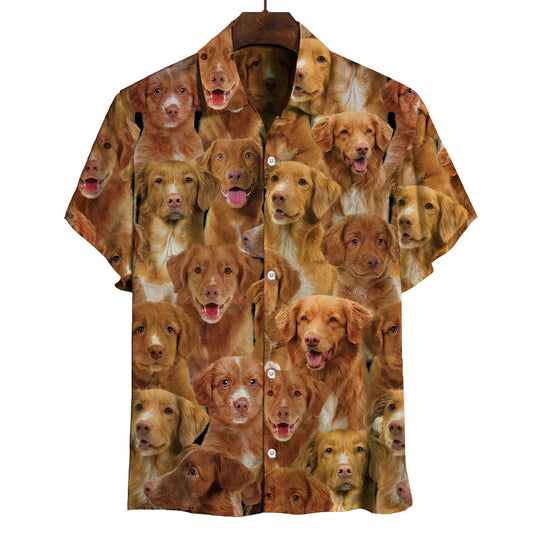 Joycorners You Will Have A Bunch Of Nova Scotia Duck Tolling Retrievers All Over Printed 3D Hawaiian shirt