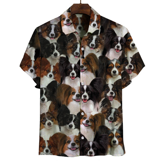 Joycorners You Will Have A Bunch Of Papillons All Over Printed 3D Hawaiian shirt