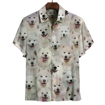 Joycorners You Will Have A Bunch Of Samoyed All Over Printed 3D Hawaiian shirt