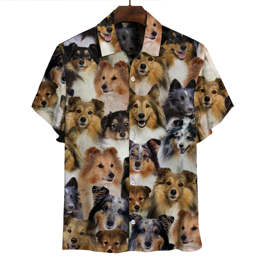 Joycorners You Will Have A Bunch Of Shetland Sheepdogs All Over Printed 3D Hawaiian shirt