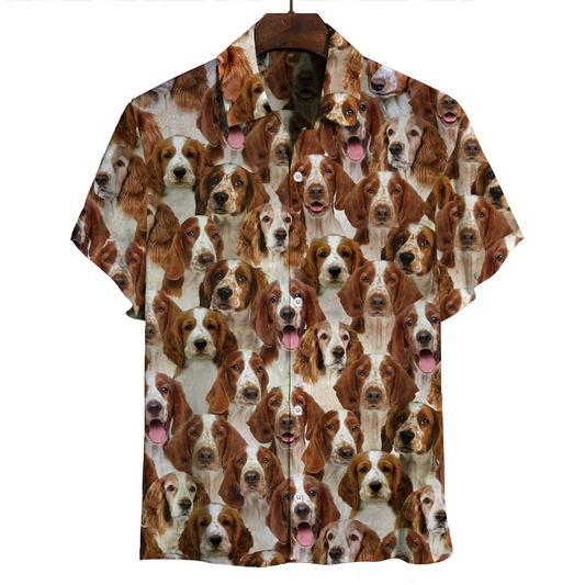 Joycorners You Will Have A Bunch Of Welsh Springer Spaniels  All Over Printed 3D Hawaiian shirt