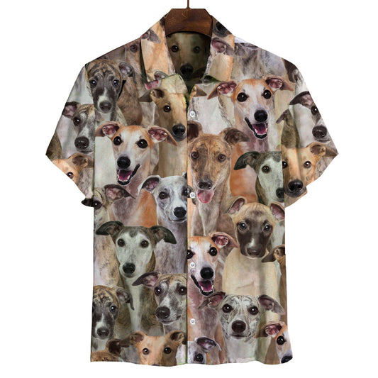 Joycorners You Will Have A Bunch Of Whippets All Over Printed 3D Hawaiian shirt