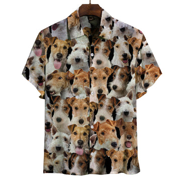 Joycorners You Will Have A Bunch Of Wire Fox Terriers All Over Printed 3D Hawaiian shirt