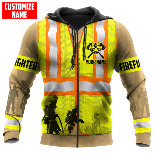 Joycorners Personalized Name Firefighters Come To The Rescue Fire Courage Honor Rescue All Over Printed 3D Shirts