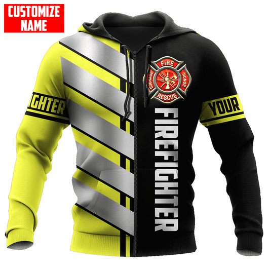 Joycorners Personalized Firefighter Fire Honor Rescue Courage All Over Printed 3D Shirts