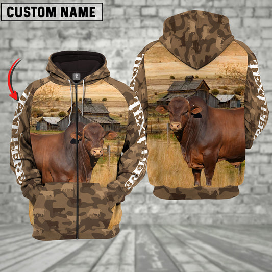 Joycorners Beefmaster Cattle Farming Personalized 3D Hoodie