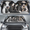 Joycorners Driving Funny Holstein Cattle All Over Printed 3D Sun Shade