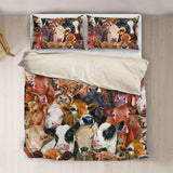 Joycorners Cattle Breeds print Bedding set